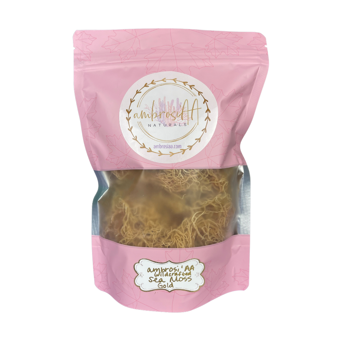 100% Wildcrafted Dried Sea Moss 4oz | Sourced from St. Lucia